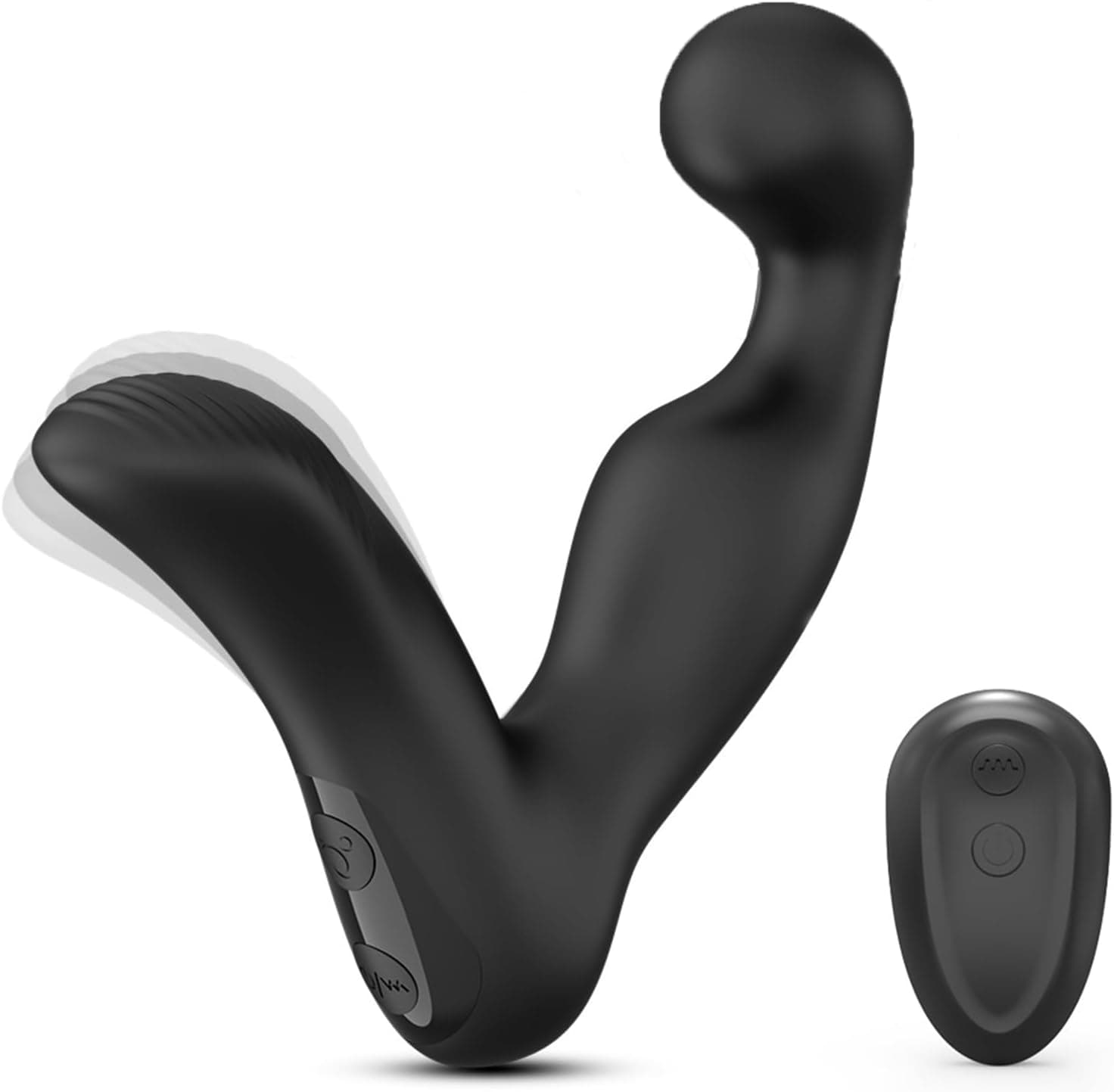 Jinqian Aufblasbarer Analplug für Männer mit Prostata Stimulation 10 Vibrationsmodi 2 leistungsstarke Motoren Fernsteuerung Analvibrator Prostata Massager für Anfänger und erfahrene Paare