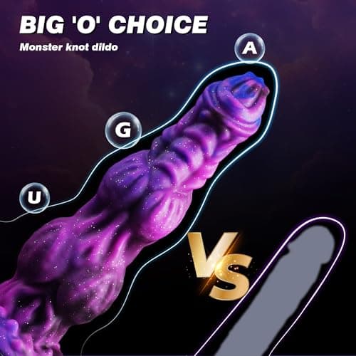 Monster Horse Fantasy Dildo with 2 Knots — 9.6in