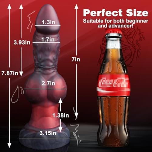 Leyuto Monster Dog Knot Dragon Fantasy Dildo with Suction Cup