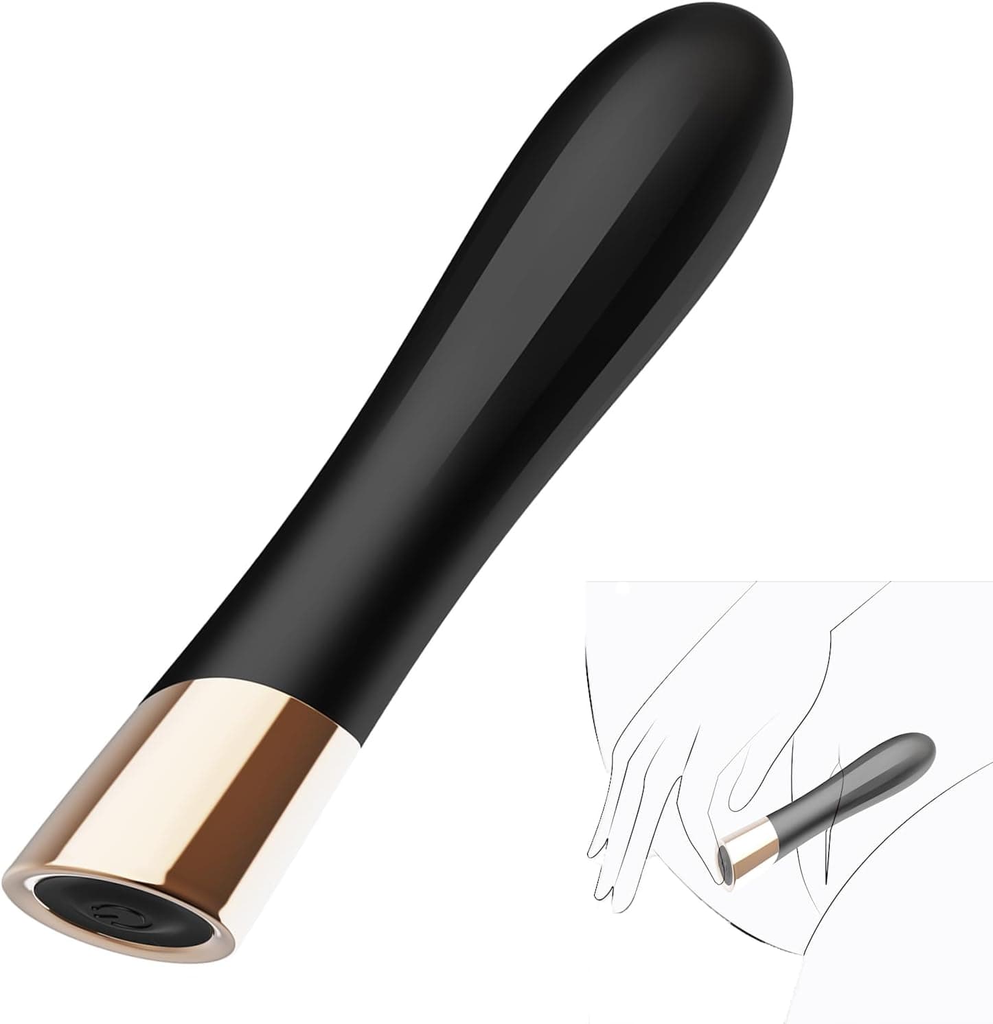 Jinqian Mini Dildo Vibrator Sex Spielzeug für die Frau,Leise und Stark G Punkt Vibration für Frauen mit 10 Vibrationsmodi Bullet Vibratoren Massagestab Sexspielzeug für Paare Extrem Sex
