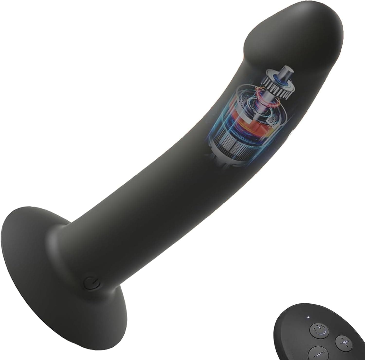 Realistischer Dildo Anal Vibratoren Analplug mit 10 Vibrationsmodi und Fernbedienung Silikon Buttplug Dildo Vibratorstarb Prostata Stimulator Vibrator Sexspielzeug für Männer Frauen(L)