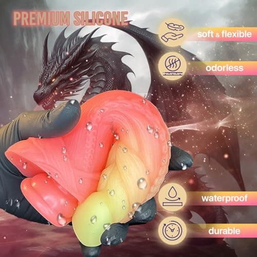 Fantasy Monster Dragon Dildo with Balls — 7.5in