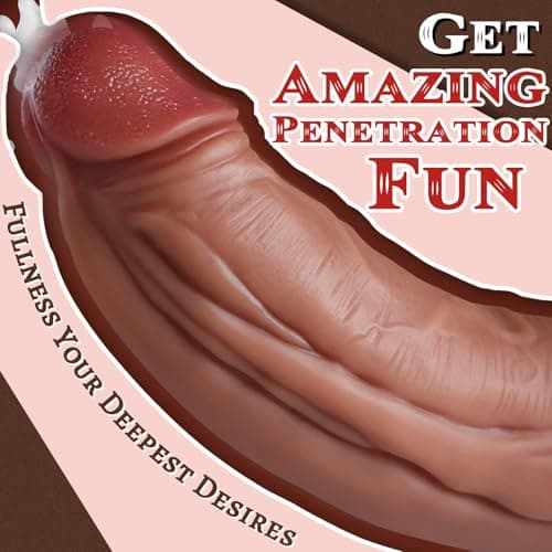 10" Dual Density Dildo — 2.6" Diam, No Balls