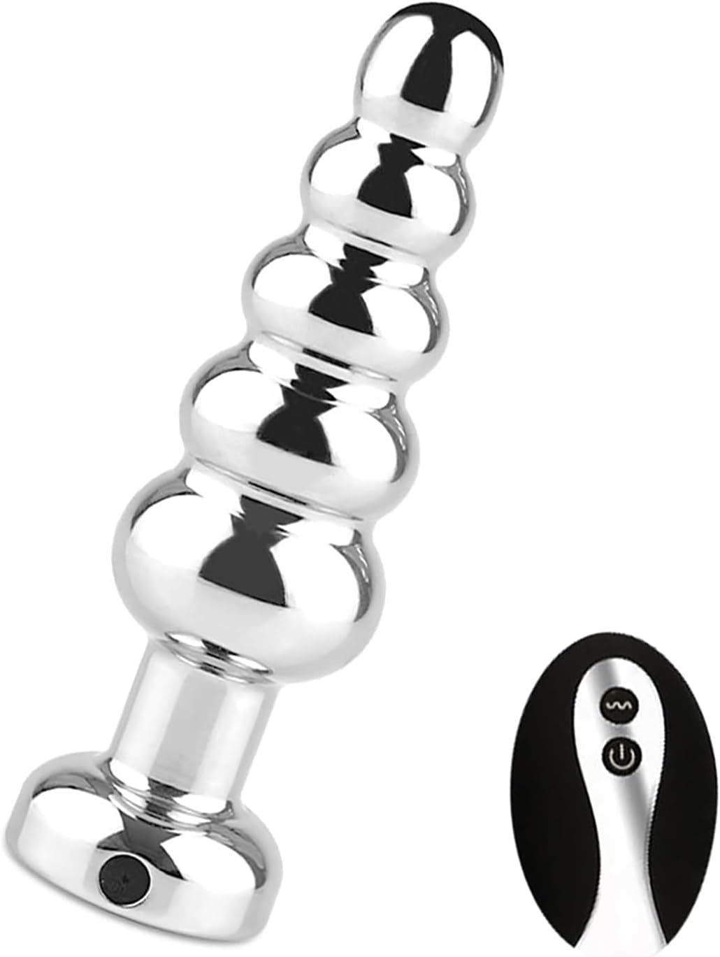 Anal Vibratoren Analplug mit 10 Vibrationsmodi und Fernbedienung Prostata Stimulator Vibrator Metall Buttplug Dildo Vibratorstarb Sex Toys für Männer Frauen und Paare