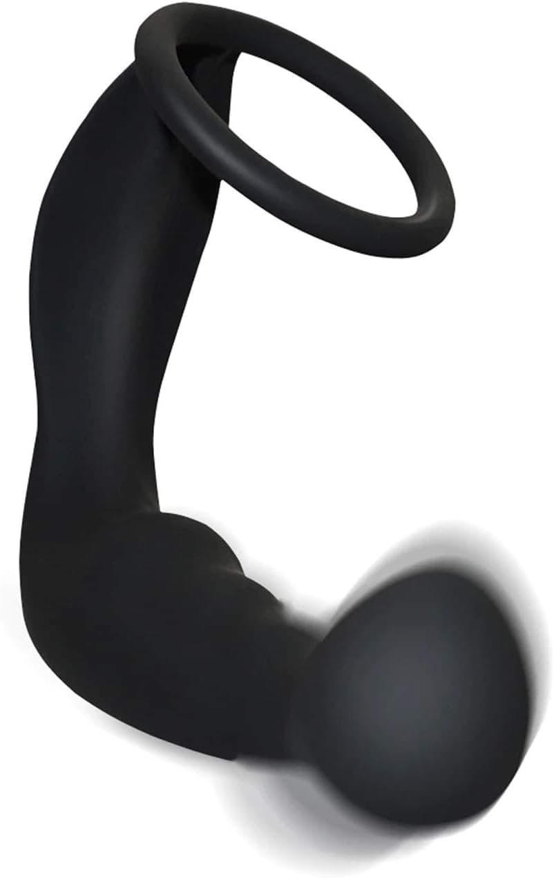 Prostata-Massierer - 7 verschiedene Designs - Vibration Analplug Prostata Fernbedieung Stimulator Analvibrator Sex Mann Erotik G Sie Massagegerät Sexspielzeug (1x Cockring - dünn - mit Vibrator)