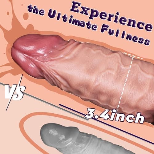 XXXL 12" Silicone Dildo — 3.4" Diam