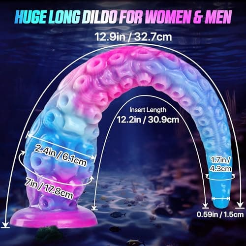 COKARAGE Huge Tentacle Fantasy Dildo with Suction Cup — 12.9in