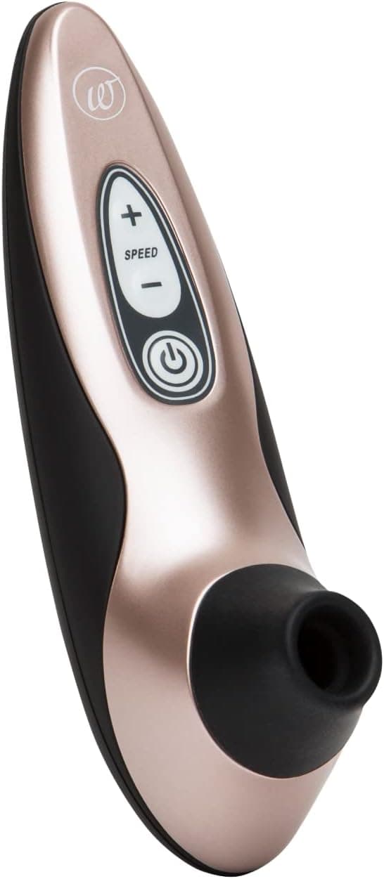 Womanizer Pro40 Klitoris Sauger Erotik Vibrator für Frauen Sex Spielzeug Dildo | Klitoris Stimulator Auflegevibrator mit 6 Intensitätsstufen | Leises Wasserdichtes Sexspielzeug für sie | Roségold