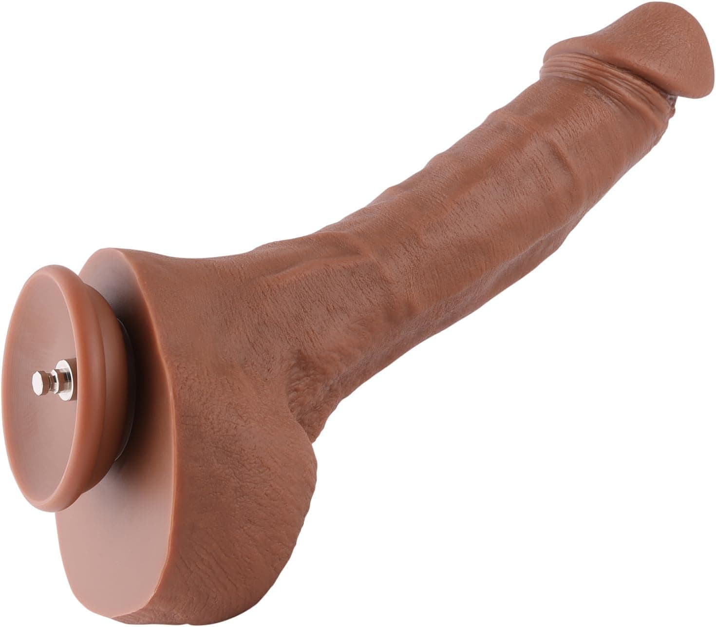 Hismith 11.8 Inch Dual-Density Silicone Dildo, 9 Inch Insertable Length with Removable KlicLok System, L Size - Amazing Series