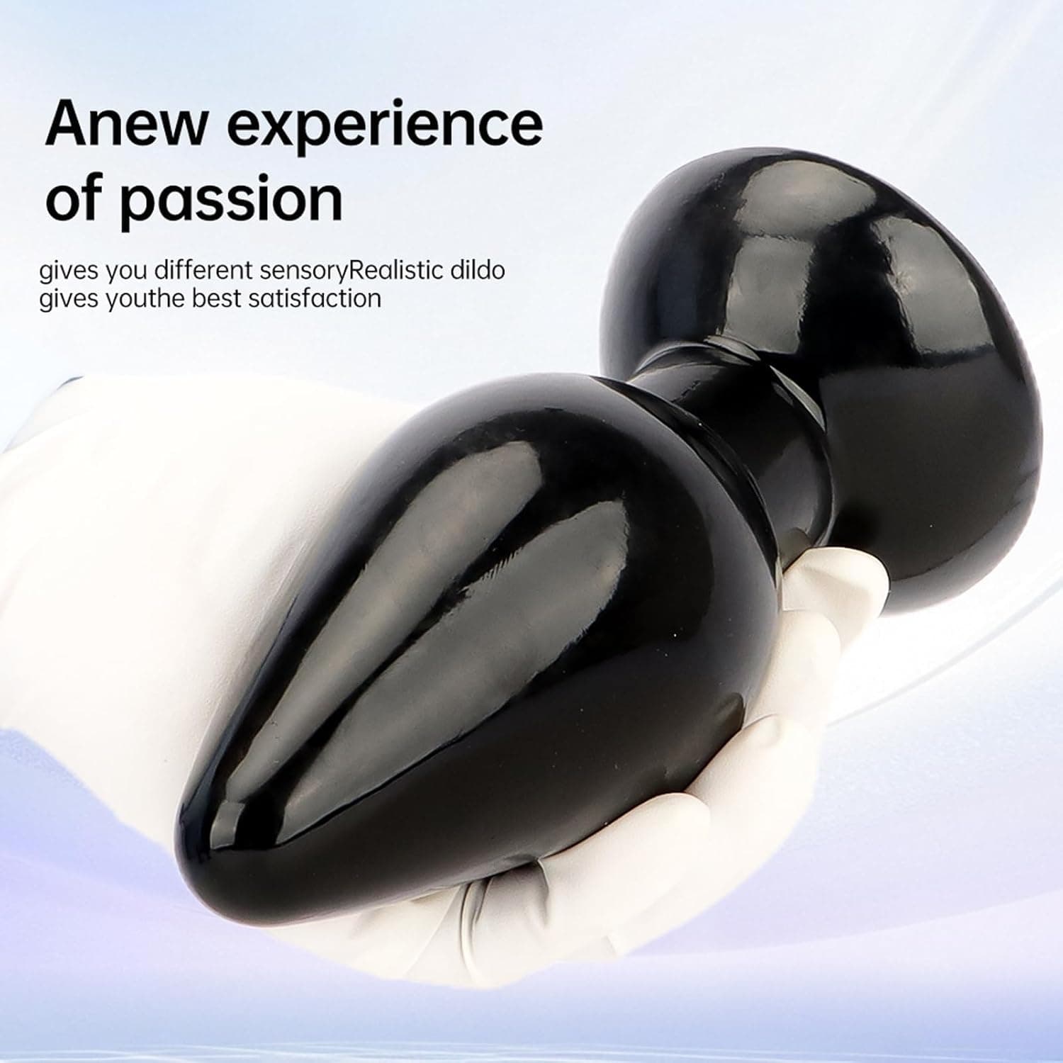Weicher PVC Silikon Analplug Große Dildo Analkugeln mit Saugnapf Analperlen Anus Dilatator Butt Plug Fisting G-Punkt Prostata Stimulation Analdilatator SM Sex Spielzeug für Männer Frauen Paare