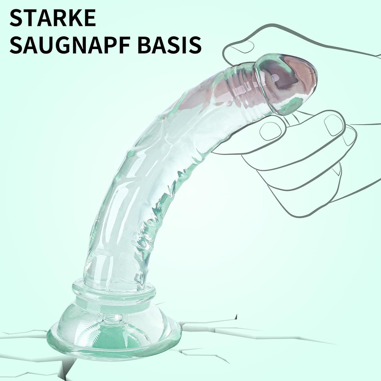 Yivans Analplug Anfänger Analdildo Silikon Transparent Dildo Set(Ø20mm, Ø23mm, Ø30mm) Erotik Sexspielzeug Männer Anal Prostata Massage Masturbations Frauen G-Punkt-Stimulation Dildo Butt plug