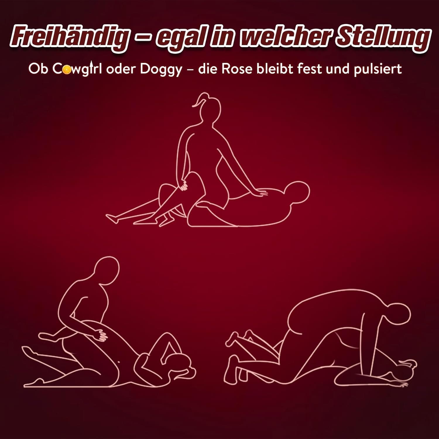 Sex Spielzeug für die Paare Frau Männer, BDSM Rose Vibration für Frauen, Vibratorensets für Frauen Klitoris mit Fernbedienung Leise, Penisring Vibrator App, Erotisches Sexspielzeug Sex Maschine Spiele