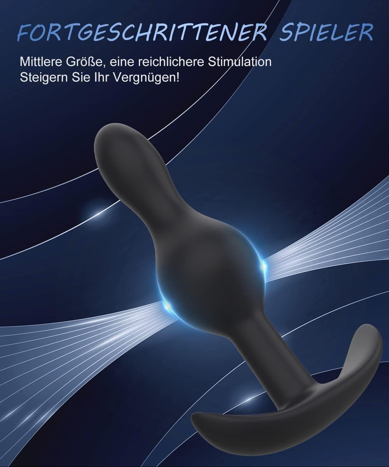 Analplug Set Sexspielzeug für Frauen und Männer,Anal Sex Spielzeug für die Frau Extrem Silikon Buttplug Klein Medium Groß für Anfänger Profi
