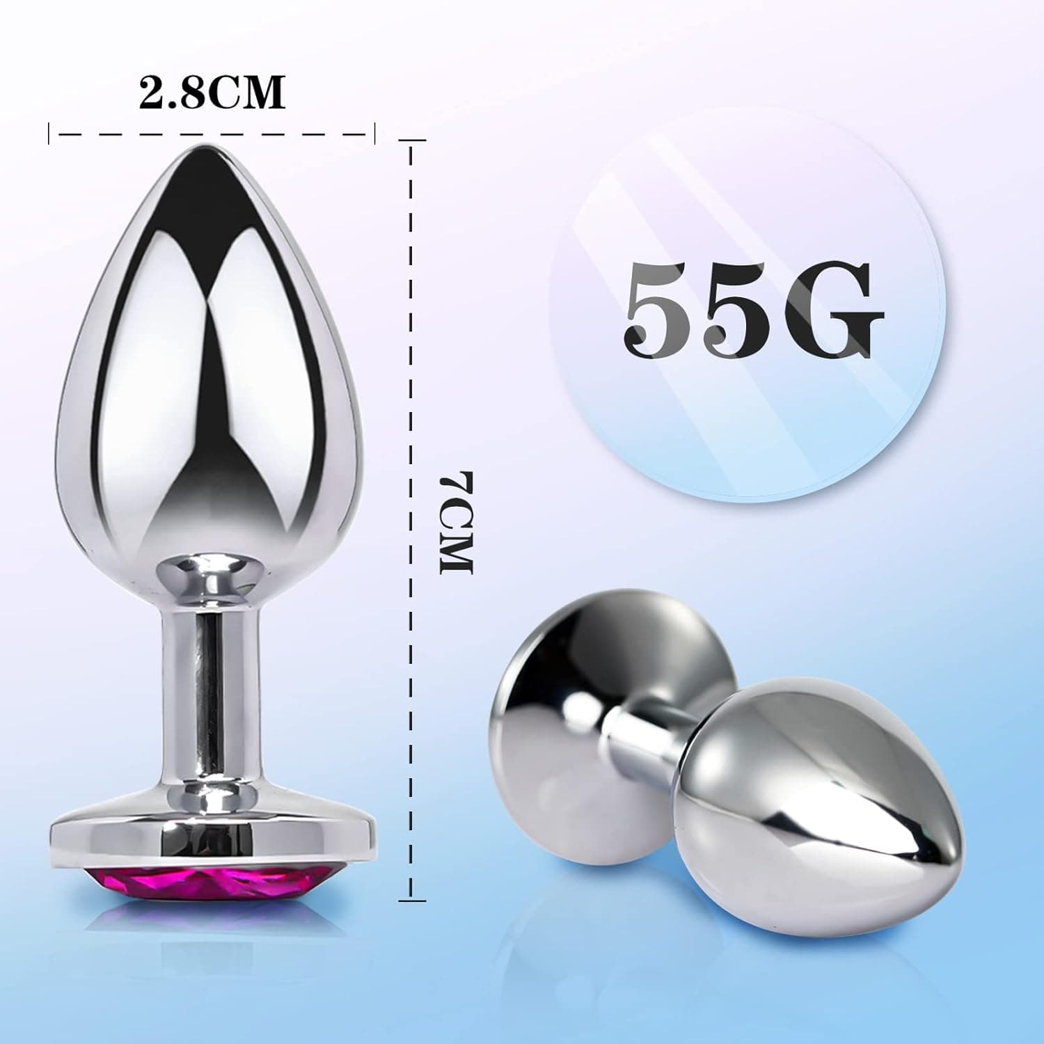 Cacuola Analplug Set Anal Plug für Frauen, Analplug# für Frauen Männer, Sex Spielzeug für die Frau Männer, Klein Buttplug Butt Plug Erotisches Sexspielzeug, Metall Analplugs mit Kristall Anfänger