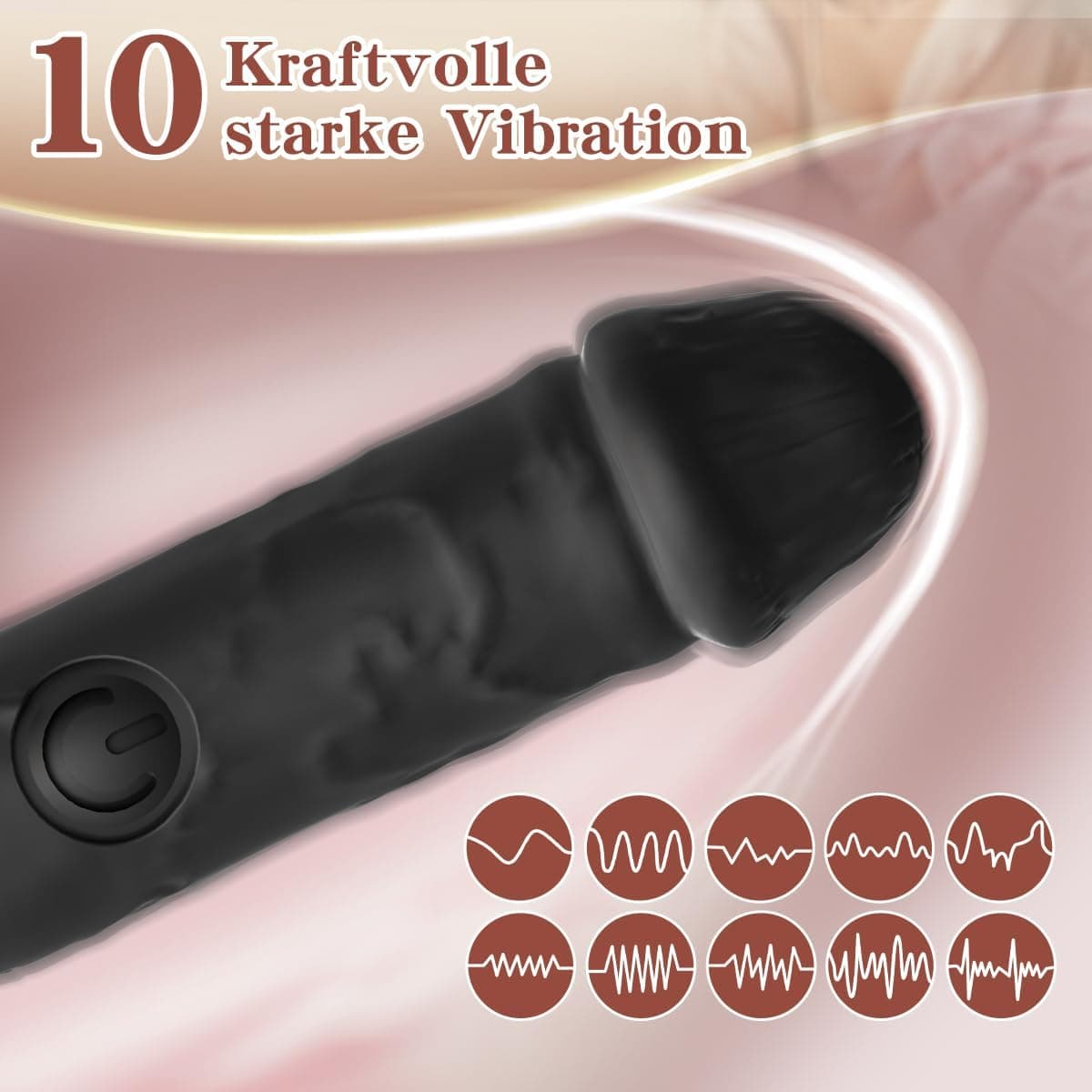 Vibration für Frauen Sex Spielzeug für die frau,Mini Dildo Vibrator Klitoris Leise Sex Toys,10 Vibrationsmodi Starke Massagestab Vibrator für G-punkt und Klitoris Sex Spielzeug für die Paar