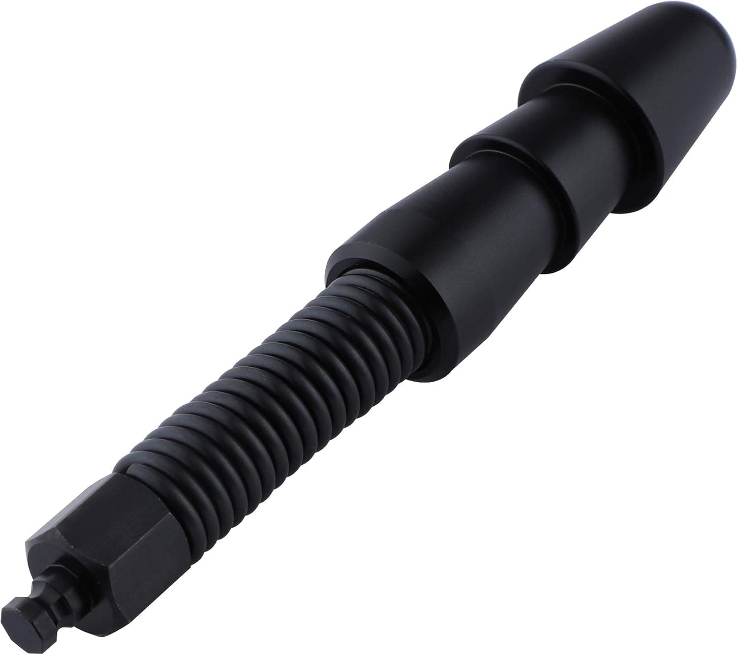 Hismith 6.5 Inch KlicLok System Adapter with Spring for Vacuum Connector Dildos, 2 in 1 Extender