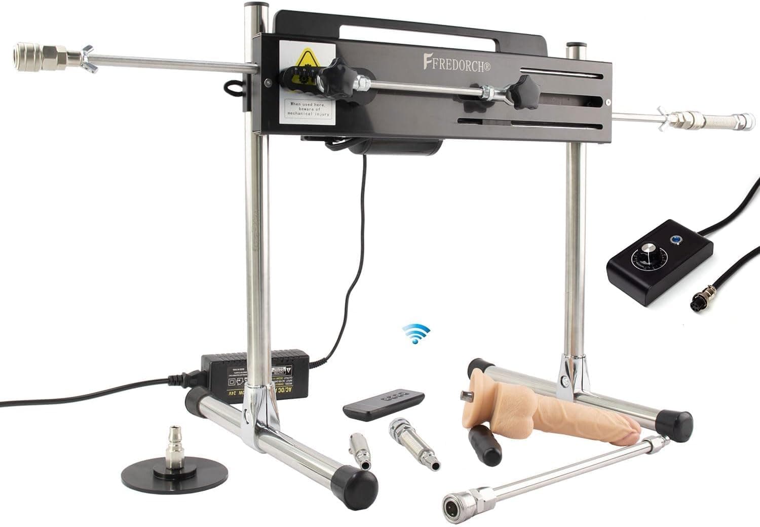 Fredorch Premium Sex Machine (Wired/Wireless, Double Rod)