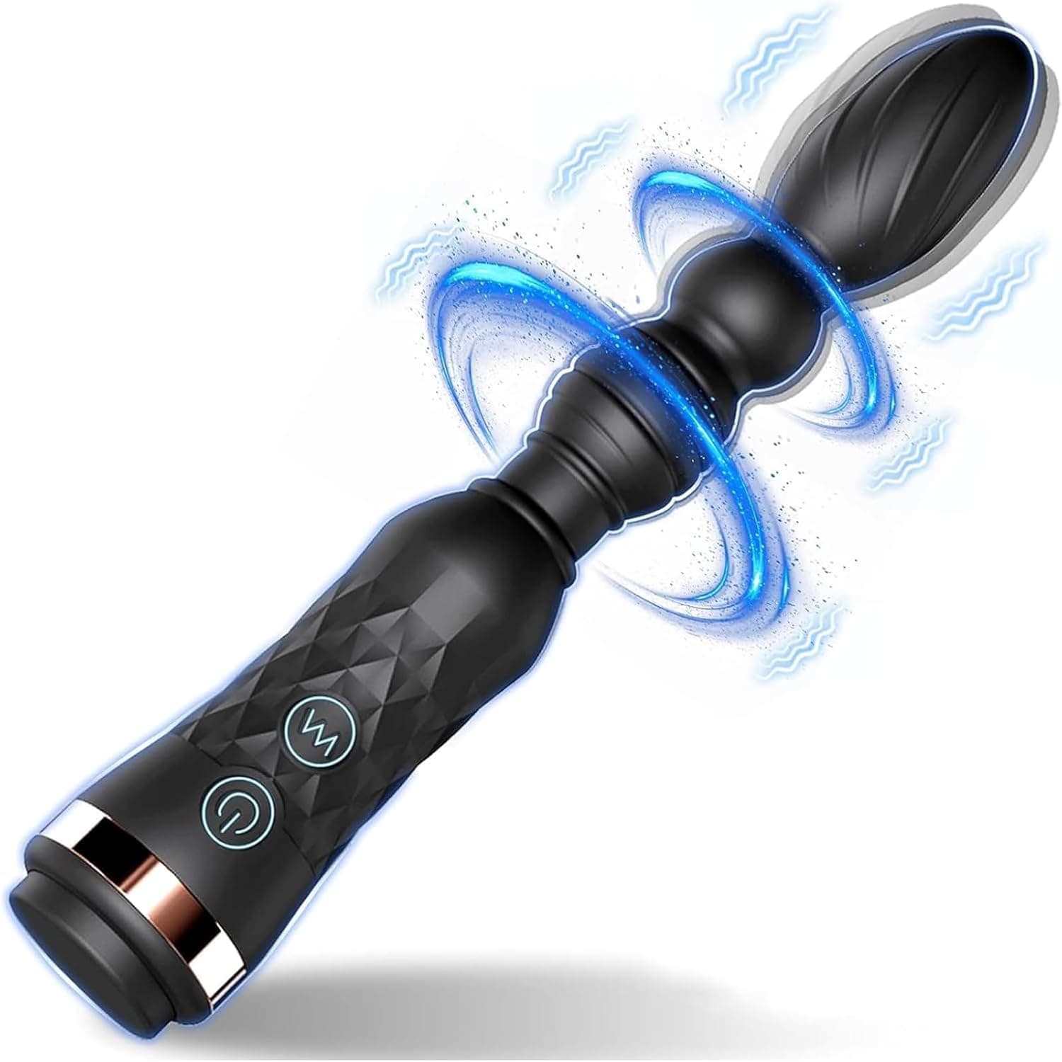 Jinqian Analplug Analperlen Anal Vibrator mit 10 Vibrationsmodi für Prostata Stimulation G Punkt Vibration Vaginale Massage Butt Plug Sex Spielzeug für die Frau Männer Anfänger Paare