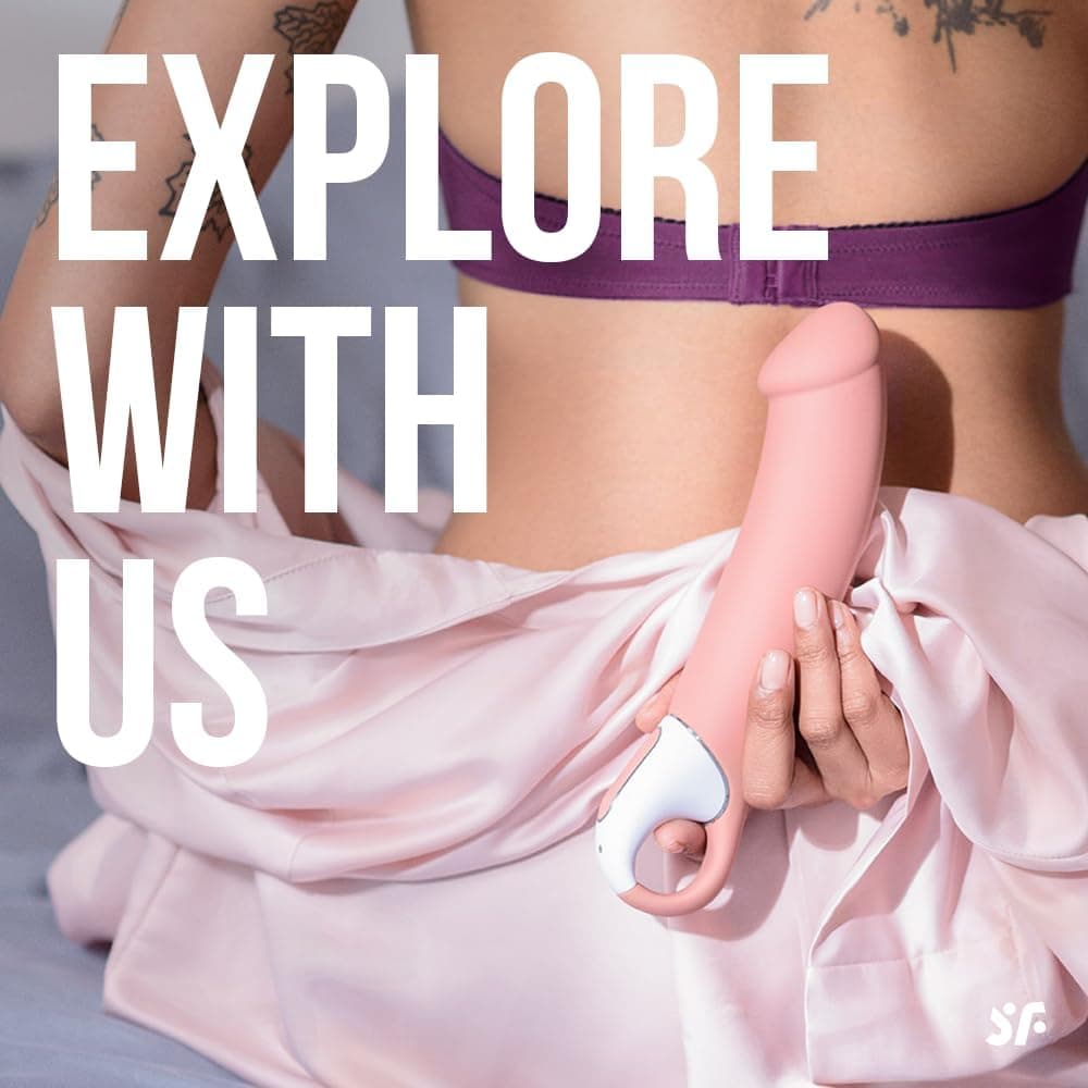 Satisfyer G-Punkt-Vibrator Vibes Master | Dildo &amp; Vibrator für die Frau | Leise und starke Klitoris-Stimulation | Erotisches Sex-Spielzeug | Stimulator für Sie | Wasserdichtes (IPX7) Sex-Toy