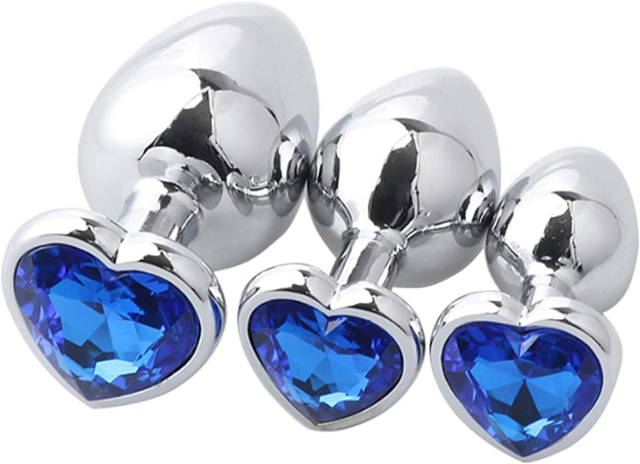 SXOVO Analplug Metall Analplugs Butt Plug mit Kristall Sex Toys … (Klein, Rosa)