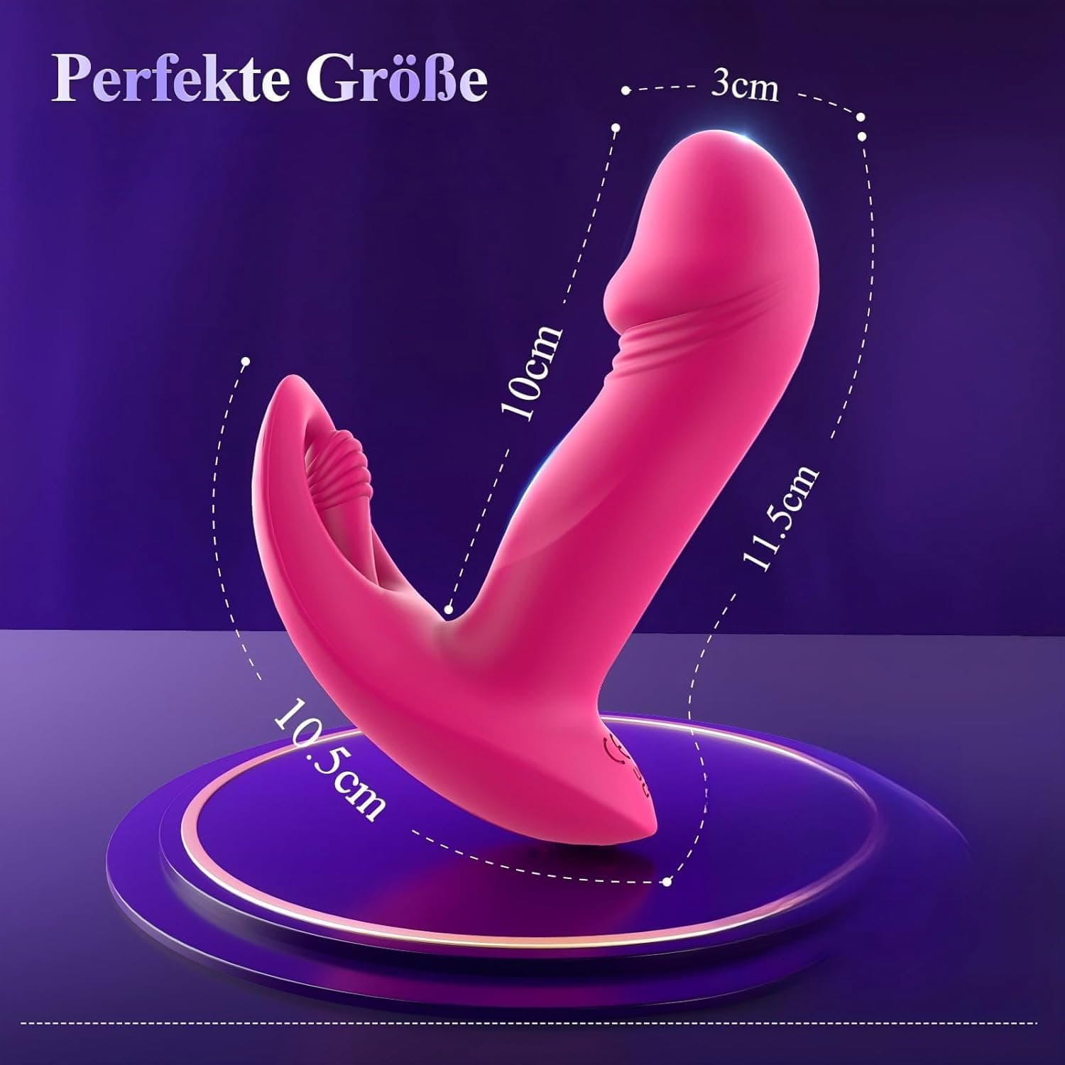Sex Spielzeug für die Frau Paare AI-Sync Vibrator, Dildo Vibration für Frauen mit 9 Schwing- &amp; 9 Vibrations Hohlform Vibratorensets für Frauen Klitoris &amp; G-Punkt Sexspielzeug, Sex Toyset für Woman