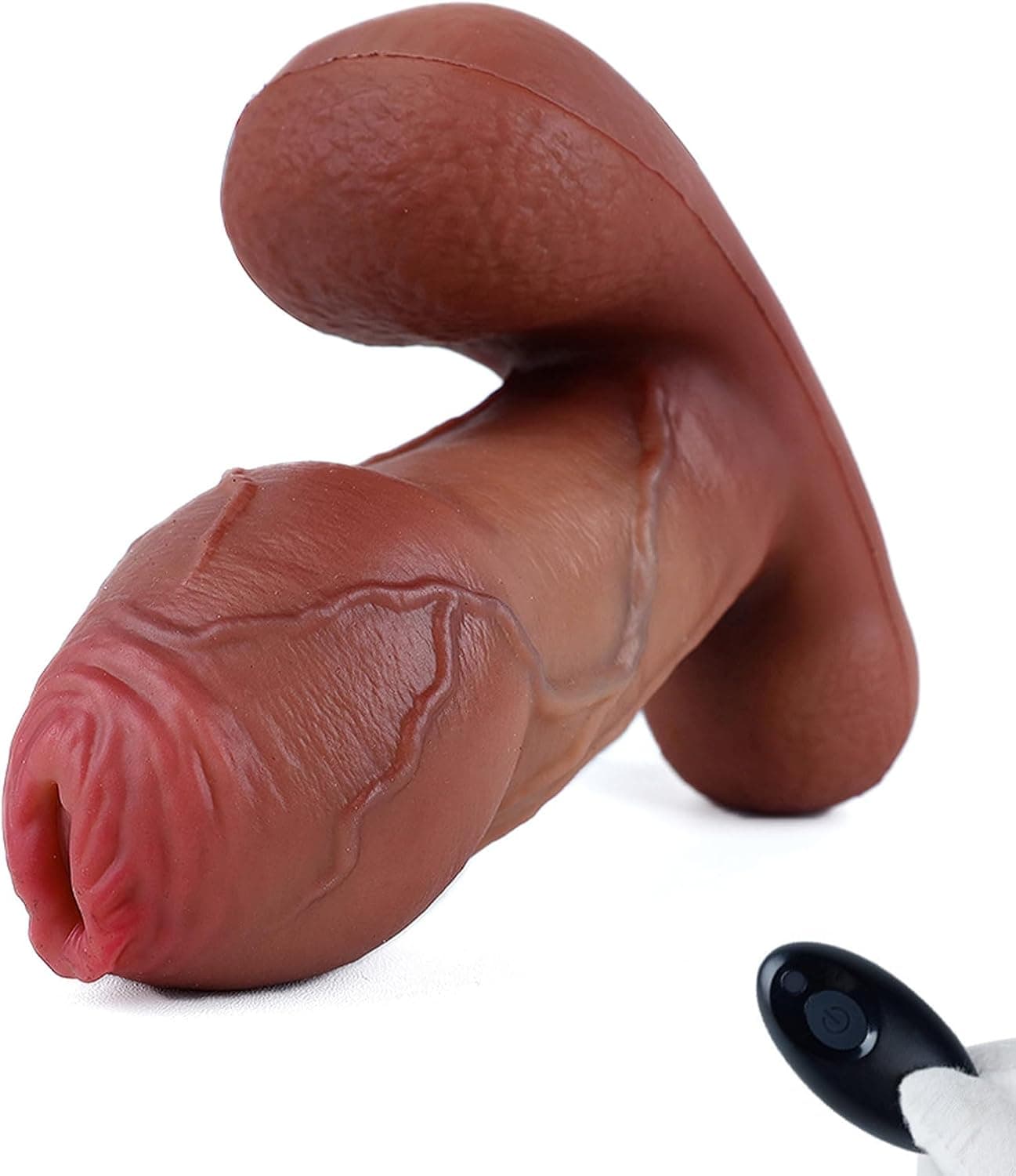 Analvibrator für Männer mit Prostata Stimulation,10 Vibrationsmodi Realistischer Prostata Vibrator Aus Flüssigsilikon, Prostata Massage &amp; Buttplug Für Männer Solo Spielzeug