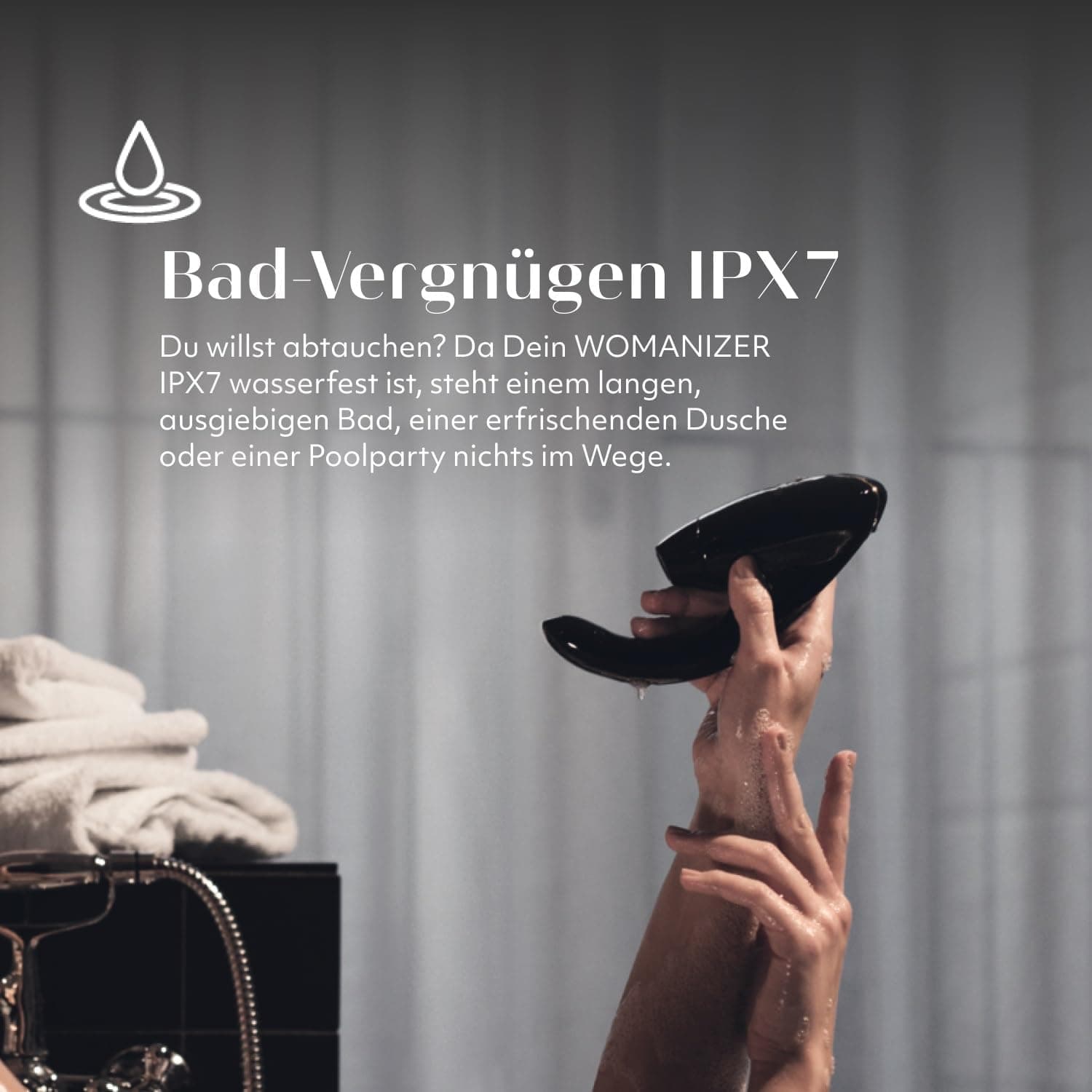 Womanizer InsideOut Klitoris-Sauger Vibrator für Frauen - Stimulator für Klitoris mit Stoßfunktion für sie - Rabbit Vibrator mit 12 Intensitätsstufen