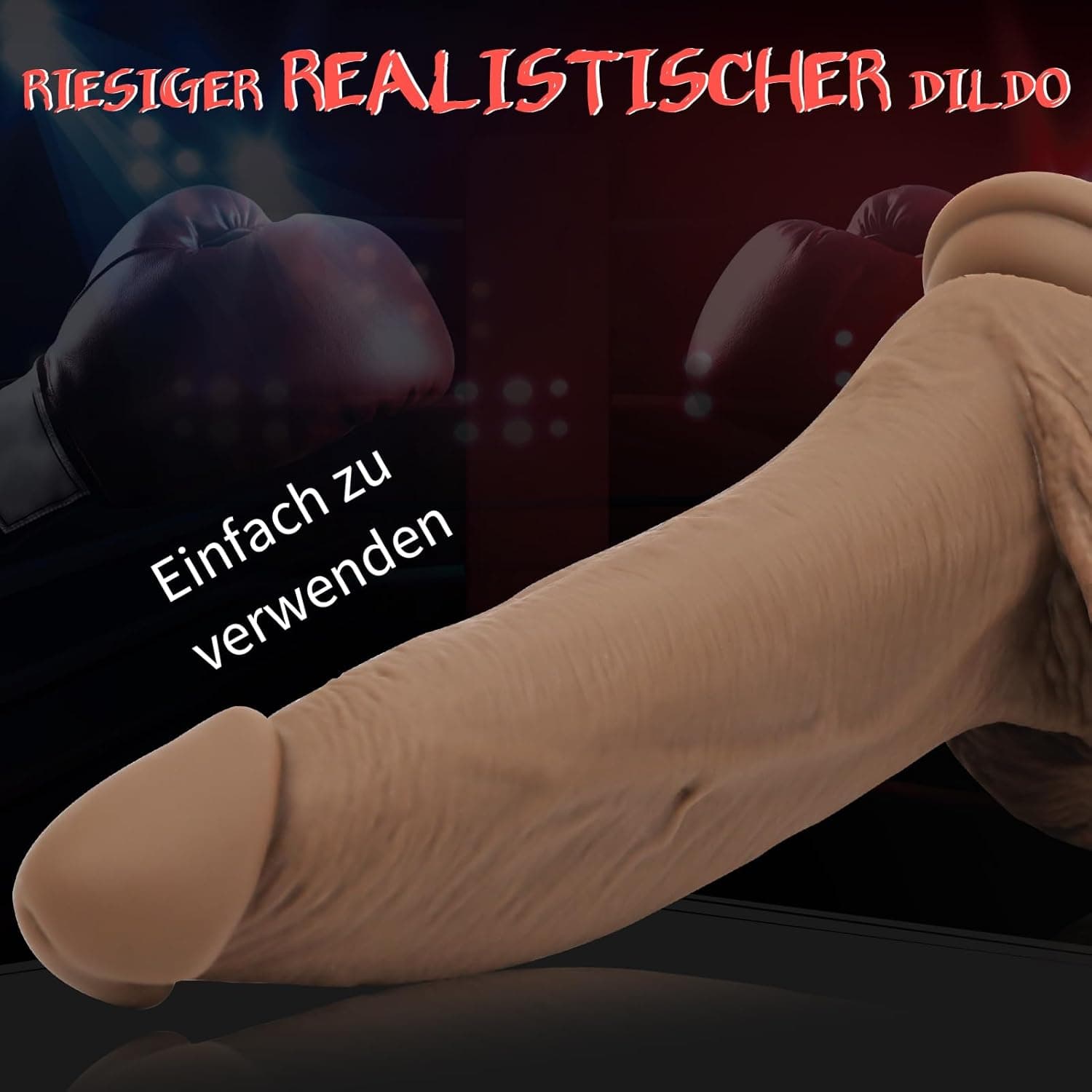 HIVEFUN Diloschwanz für Frauen Realistische Dildos, XXL Dildo Sex Spielzeug für die Frau 25,4cm Analdildo mit Saugnapf, Diloschwanz für Männer Groß Sex Toy Silikon Erotik Sexspielzeug für Paare Extrem