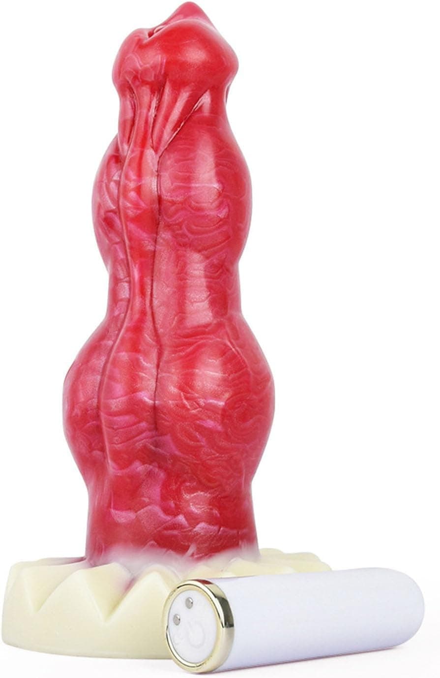 Anal Dildo Monster Dildo Vibratoren mit 10 Vibrationsmodi – Starkes Sex Spielzeug für Männer Frauen Knot Dildo Fantasy Dildo Analdildos G-Punkt &amp; Prostata stimulation Männer