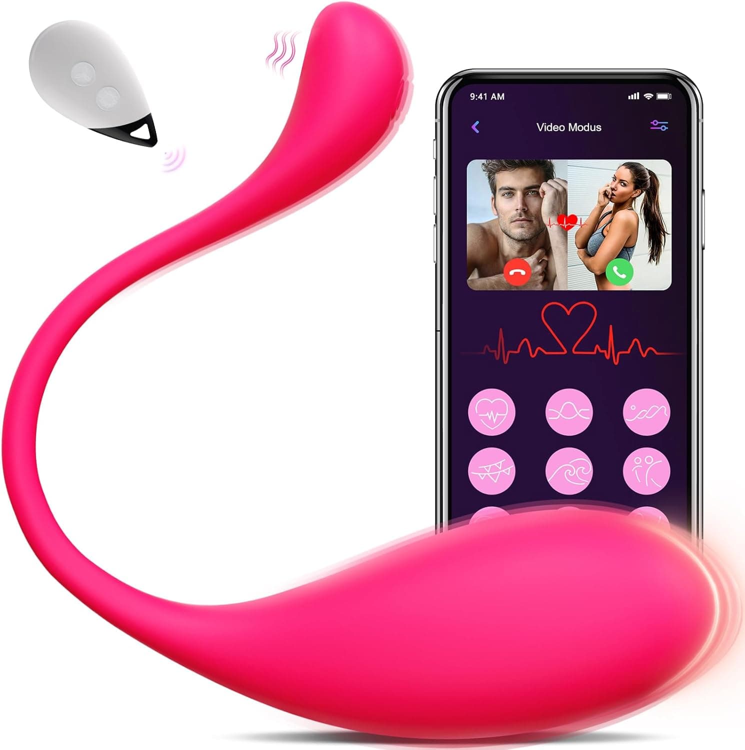 HIVEFUN Sex Spielzeug für die Frau Vibration für Frauen, APP Vibrator mit 9 Modi Erotisches Sexspielzeug für Paare Vibratoren, Vibratorstarb Frauen Klitoris Dildo Vibro Ei Sex Toys mit Fernsteuerung