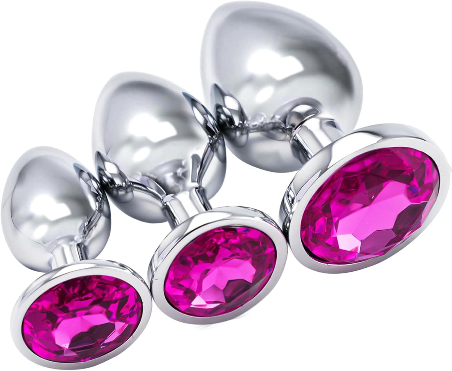 Cacuola Analplug Set Anal Plug für Frauen, Analplug# für Frauen Männer, Sex Spielzeug für die Frau Männer, Klein Buttplug Butt Plug Erotisches Sexspielzeug, Metall Analplugs mit Kristall Anfänger