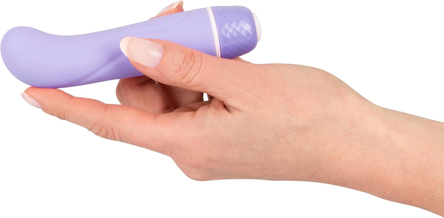 Sweet Smile Mini-Vibrator - erregender G-Punkt-Stimulator für Frauen und Männer, 7 Vibrationsmodi, glatte Oberfläche, klein und diskret