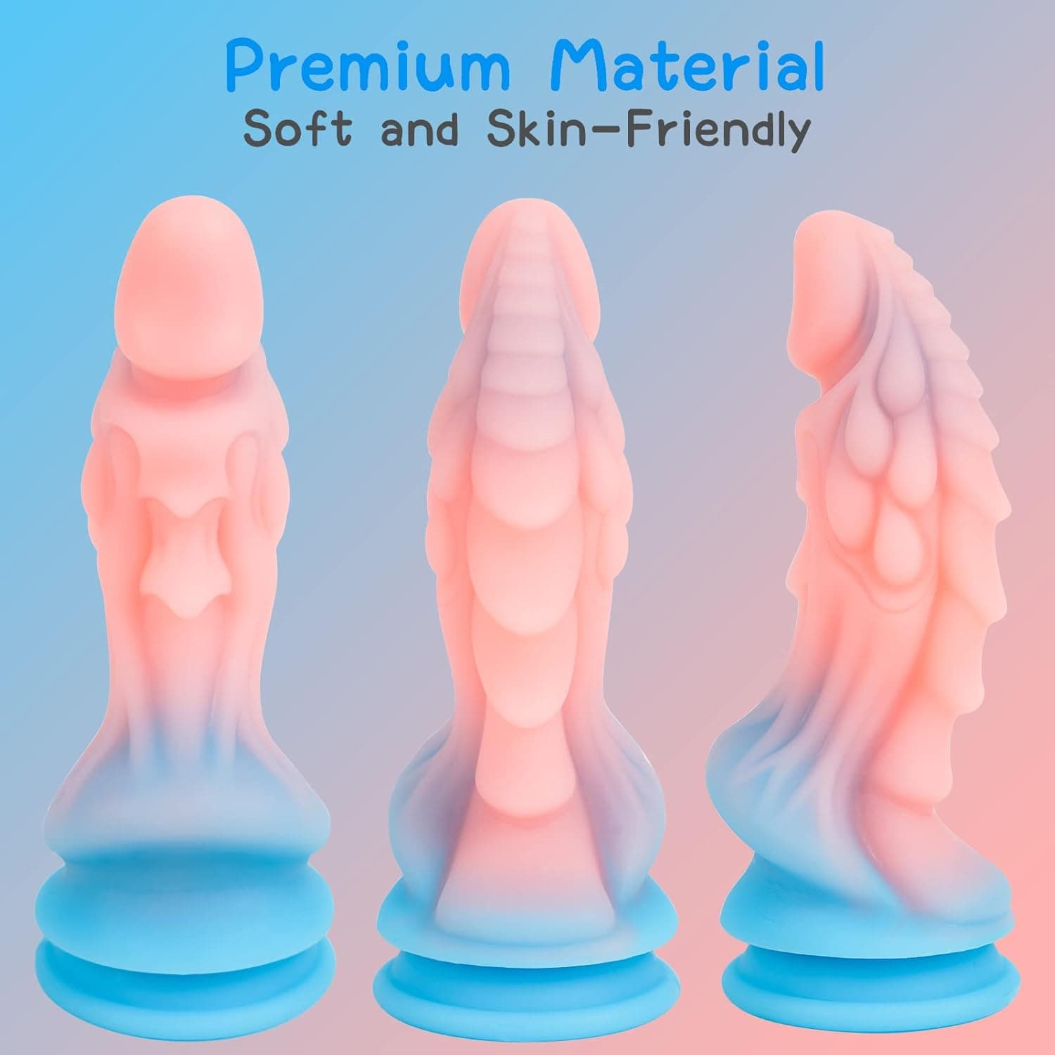 Realistischer Silikon-Dildo für Frauen: 8,66 Zoll großer Drachenmonster Dildo mit starkem Saugnapf für freihändiges Spielen, großer Analplug Dildo Erwachsene Sexspielzeug für Frauen oder Männer