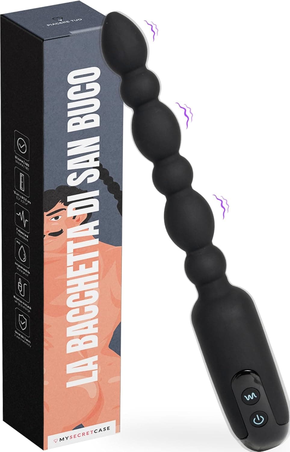 MySecretCase Analplug# Für Männer und Frauen Vibrator mit Fernbedienung Buttplug für Männer 10 Vibrationsmodi Anal Vibrator Analplug USB Wiederaufladbar Analdehner Plug Für Frauen Sex Sexspielzeug