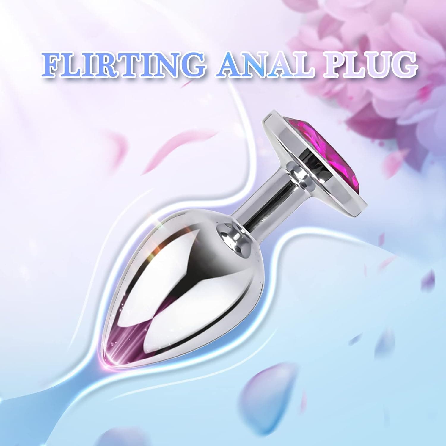 Cacuola Analplug Set Anal Plug für Frauen, Analplug# für Frauen Männer, Sex Spielzeug für die Frau Männer, Klein Buttplug Butt Plug Erotisches Sexspielzeug, Metall Analplugs mit Kristall Anfänger