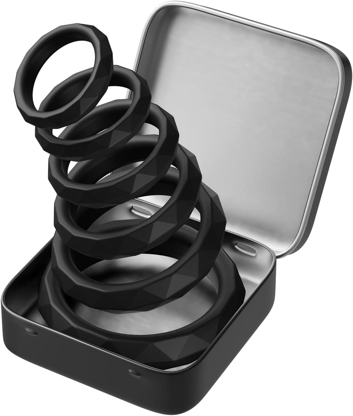 6 Größen Penisring Sexspielzeug Sex Spielzeug für die Männer Paare Extrem Sex Toys Penisringe Penis Ring Sex Toyset für Man Cockring Cockringe Silikon Hodenringe für den Mann Love Rings Sex Ring
