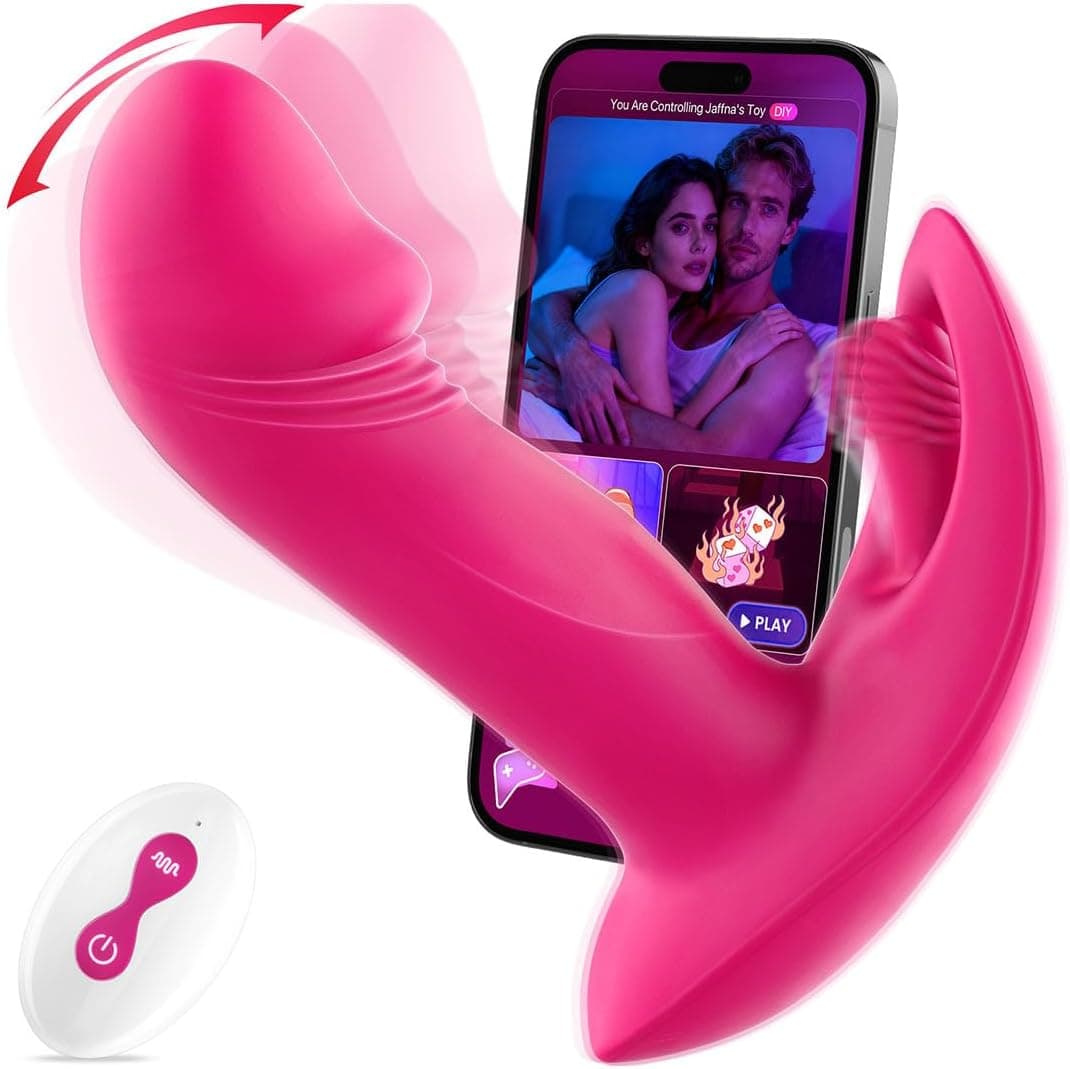 Sex Spielzeug für die Frau Paare AI-Sync Vibrator, Dildo Vibration für Frauen mit 9 Schwing- &amp; 9 Vibrations Hohlform Vibratorensets für Frauen Klitoris &amp; G-Punkt Sexspielzeug, Sex Toyset für Woman