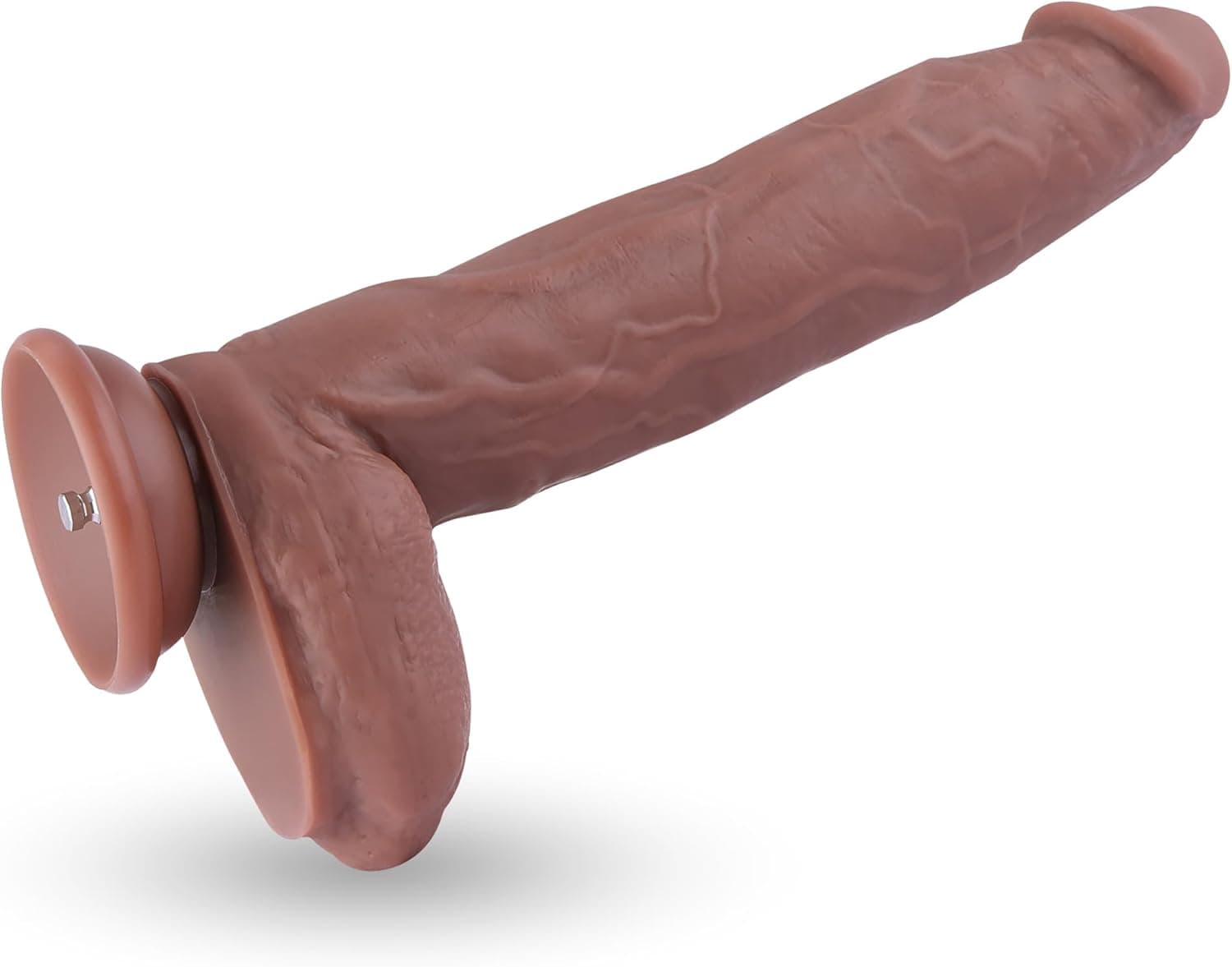Hismith 11.6 Inch Dual-Density Silicone Dildo, 9.45 Inch Insertable Length Ultra-Soft Cock with KlicLok System - Advanced Series