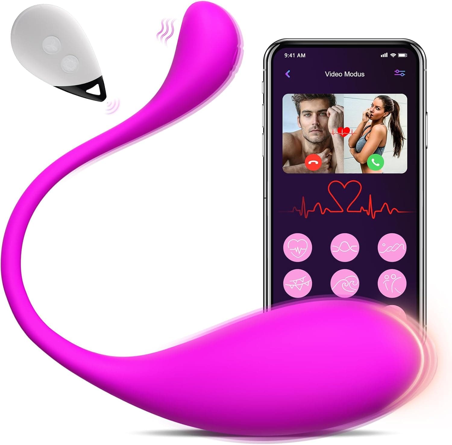 HIVEFUN Sex Spielzeug für die Frau Vibration für Frauen, APP Vibrator mit 9 Modi Erotisches Sexspielzeug für Paare Vibratoren, Vibratorstarb Frauen Klitoris Dildo Vibro Ei Sex Toys mit Fernsteuerung