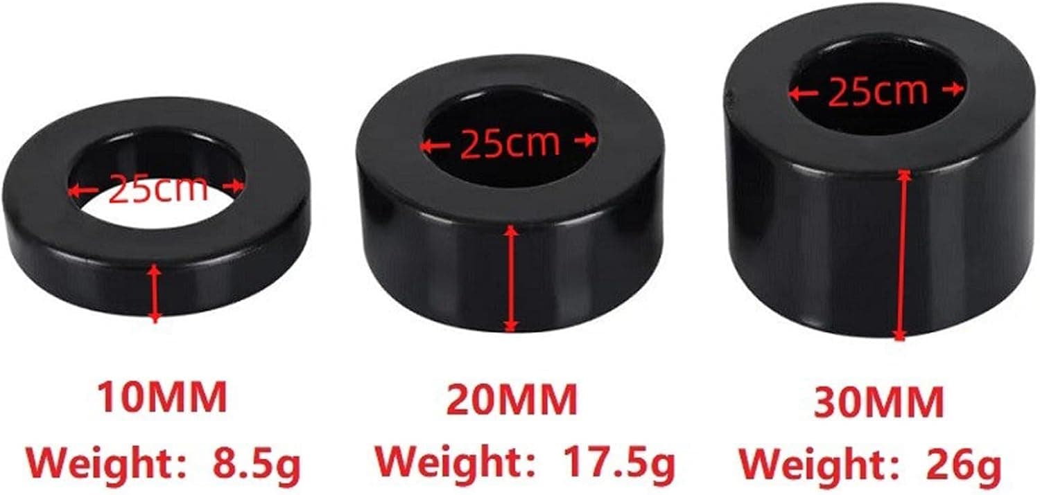 GeRRiT 3 Stück Penisringe Set Silikon Cock Ringe Hodenring Ballstretcher Erektion Verzögerung Ring Hodensack Penis Vorhaut Bondage Stretch Ring Erotik Sexspielzeug für Männer （Transparent）
