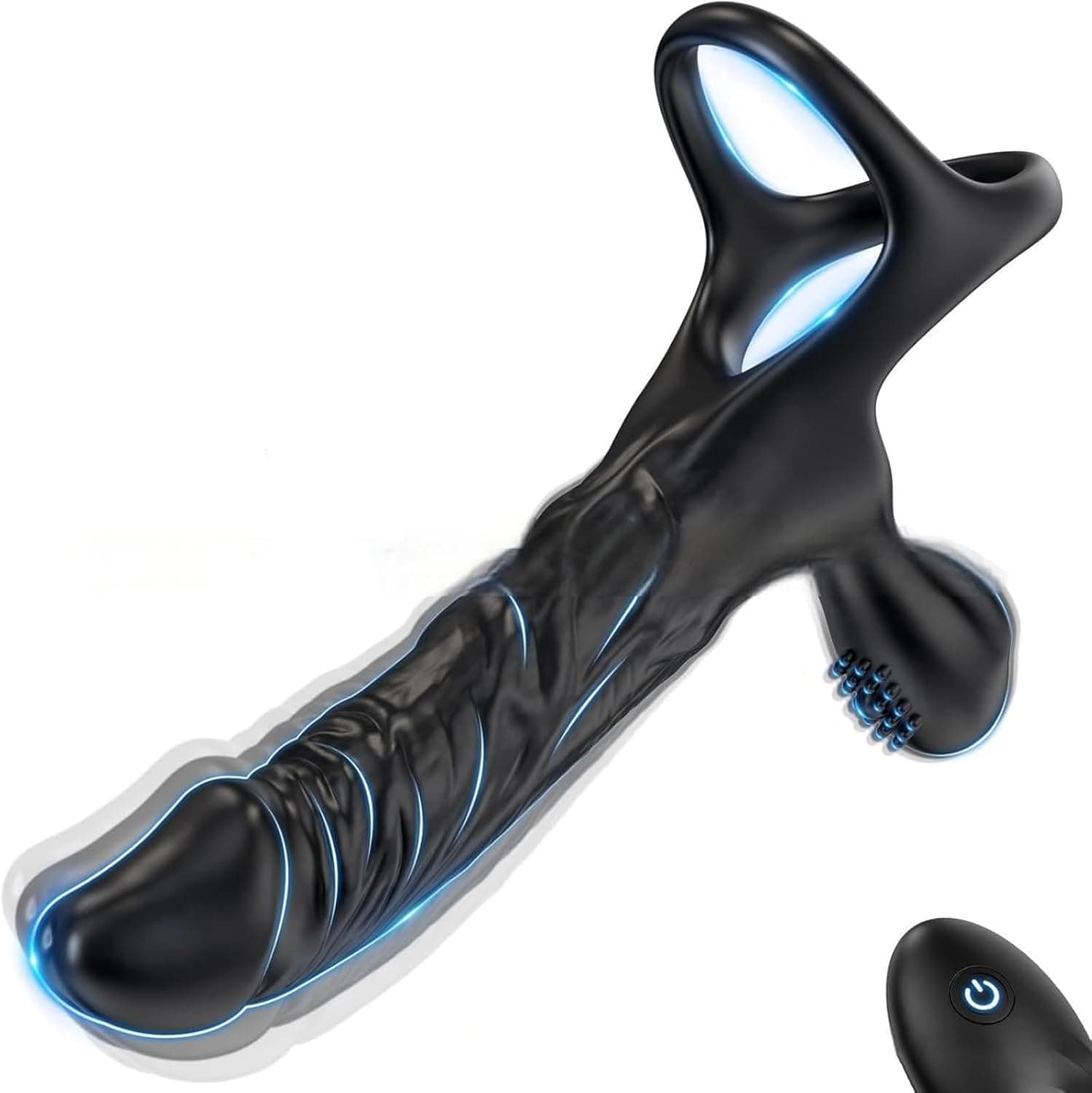 3 in1 Analvibratoren für Mann Prostata Stimulation mit Penisring mit 9 Vibrationsmodi Anal Plug Sexspielzeug Vibrator Dildo Vibratoren Silikon Sex Toy Sex Spielzeug für die Männer Frau Paare