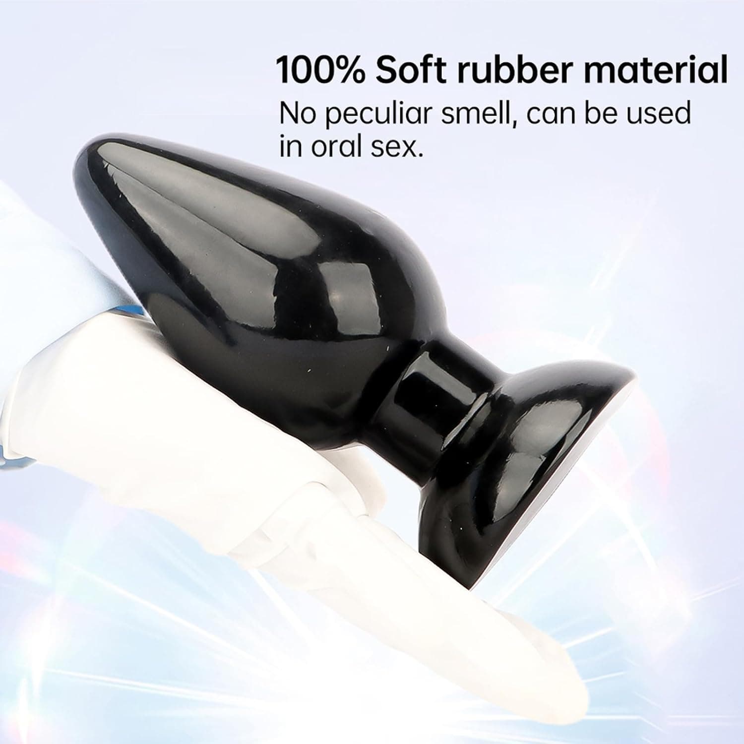 Weicher PVC Silikon Analplug Große Dildo Analkugeln mit Saugnapf Analperlen Anus Dilatator Butt Plug Fisting G-Punkt Prostata Stimulation Analdilatator SM Sex Spielzeug für Männer Frauen Paare