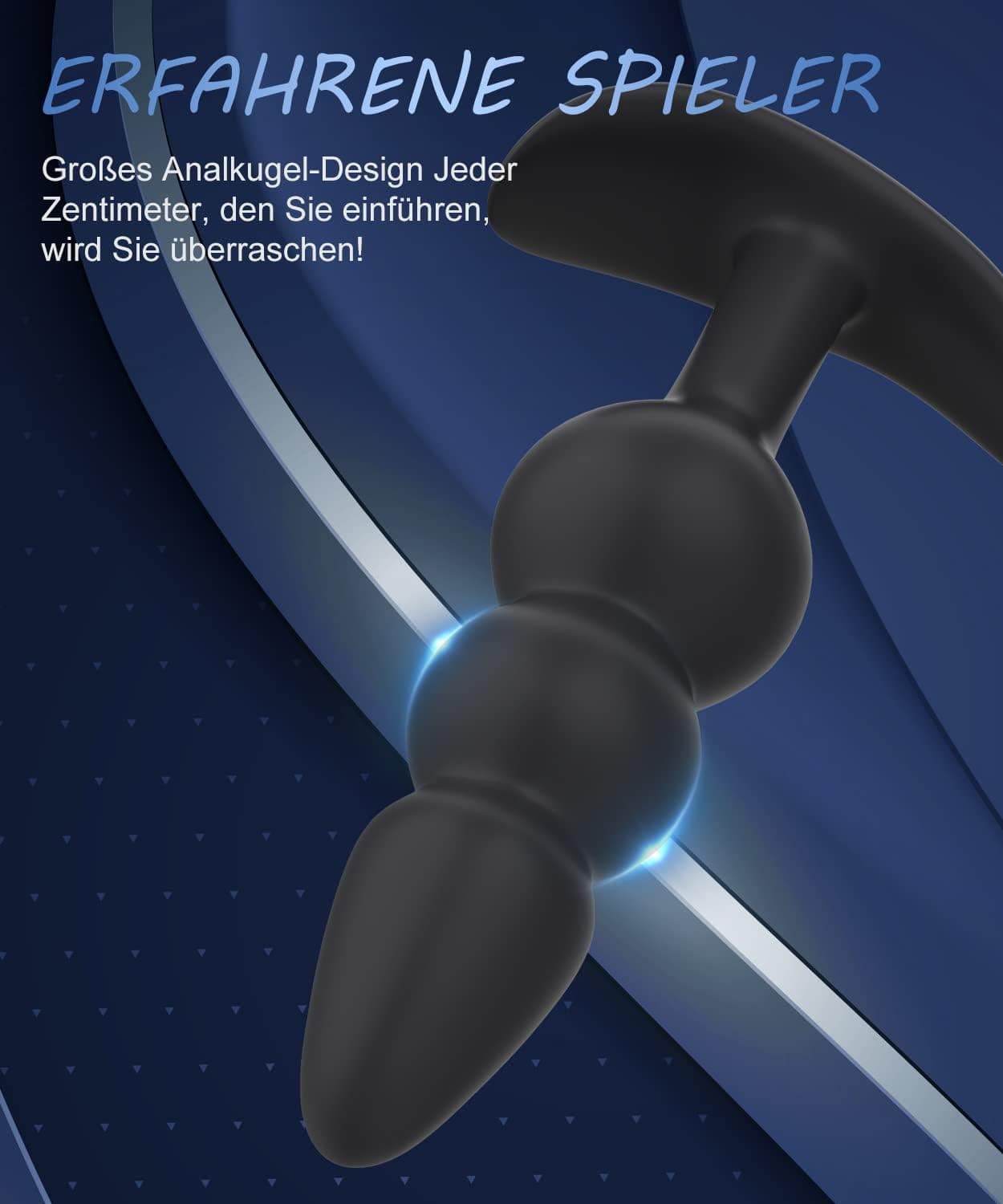 Analplug Set Sexspielzeug für Frauen und Männer,Anal Sex Spielzeug für die Frau Extrem Silikon Buttplug Klein Medium Groß für Anfänger Profi