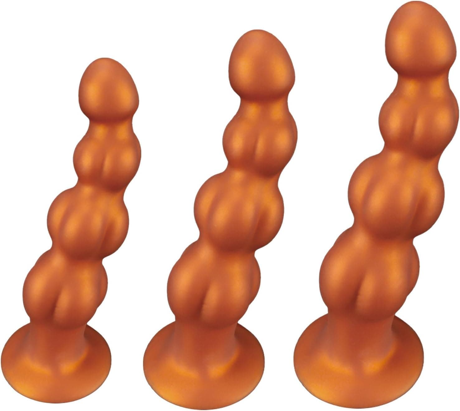 Silikon Analplug mit 4 Kugel Analkugeln Groß Buttplug Anal Beads Anal Ball Butt Plug Analperlen Extrem Analdildo mit Saugnapf Anus Dilatator Prostata Massager Sexspielzeug Für Männer Fraue(M)