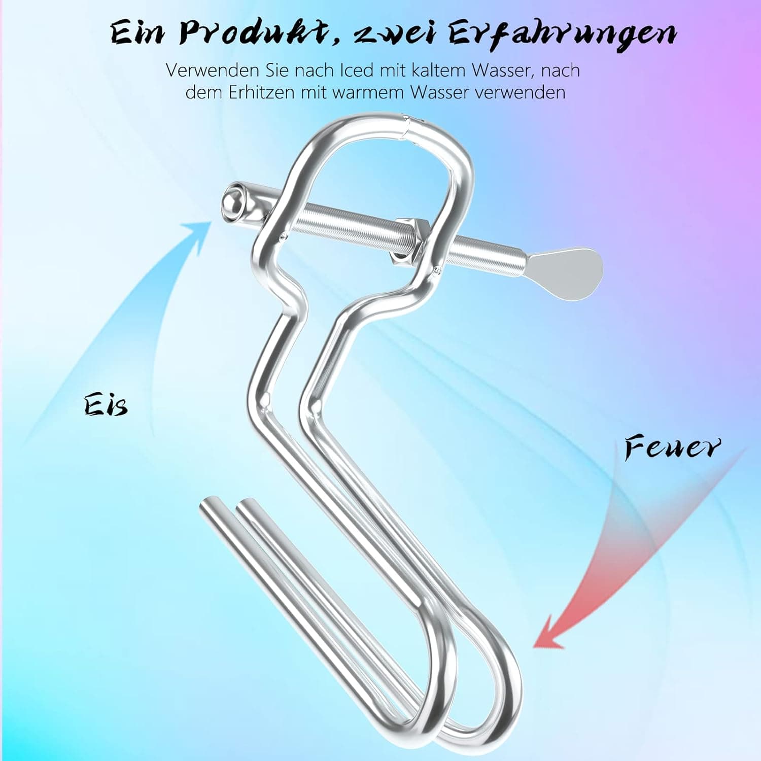 Metall Analexpander Vaginal Anal Expander Dilatator Analdilatation Anal Treuer Riesige Speculum Fetisch Masturbation Analplug, Butt Plug Set Fisting BDSM SM Sexspielzeug für Männer Frauen Paare