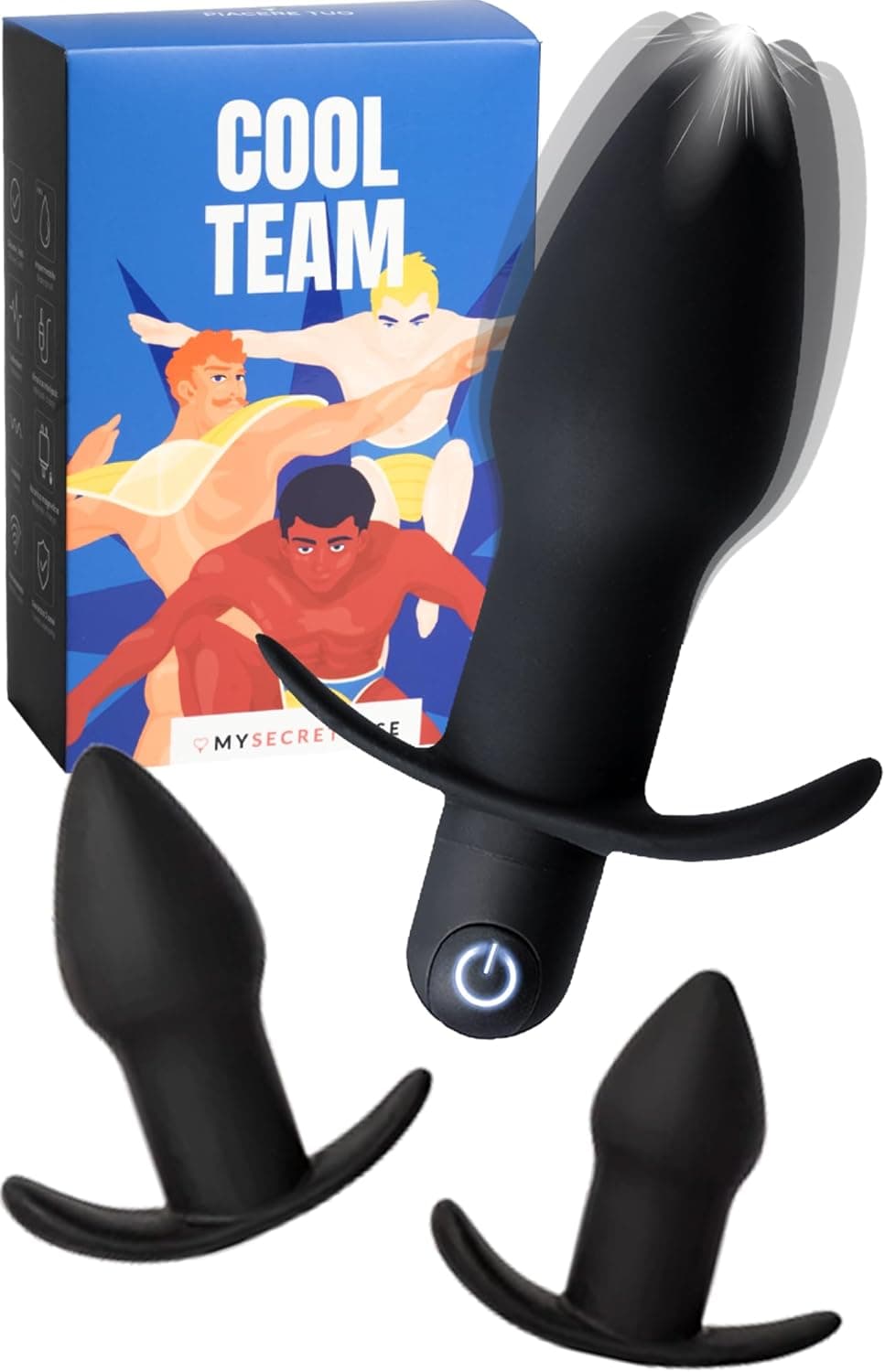 MySecretCase Analplug# Für Männer und Frauen Vibrator mit Fernbedienung Buttplug für Männer 10 Vibrationsmodi Anal Vibrator Analplug USB Wiederaufladbar Analdehner Plug Für Frauen Sex Sexspielzeug