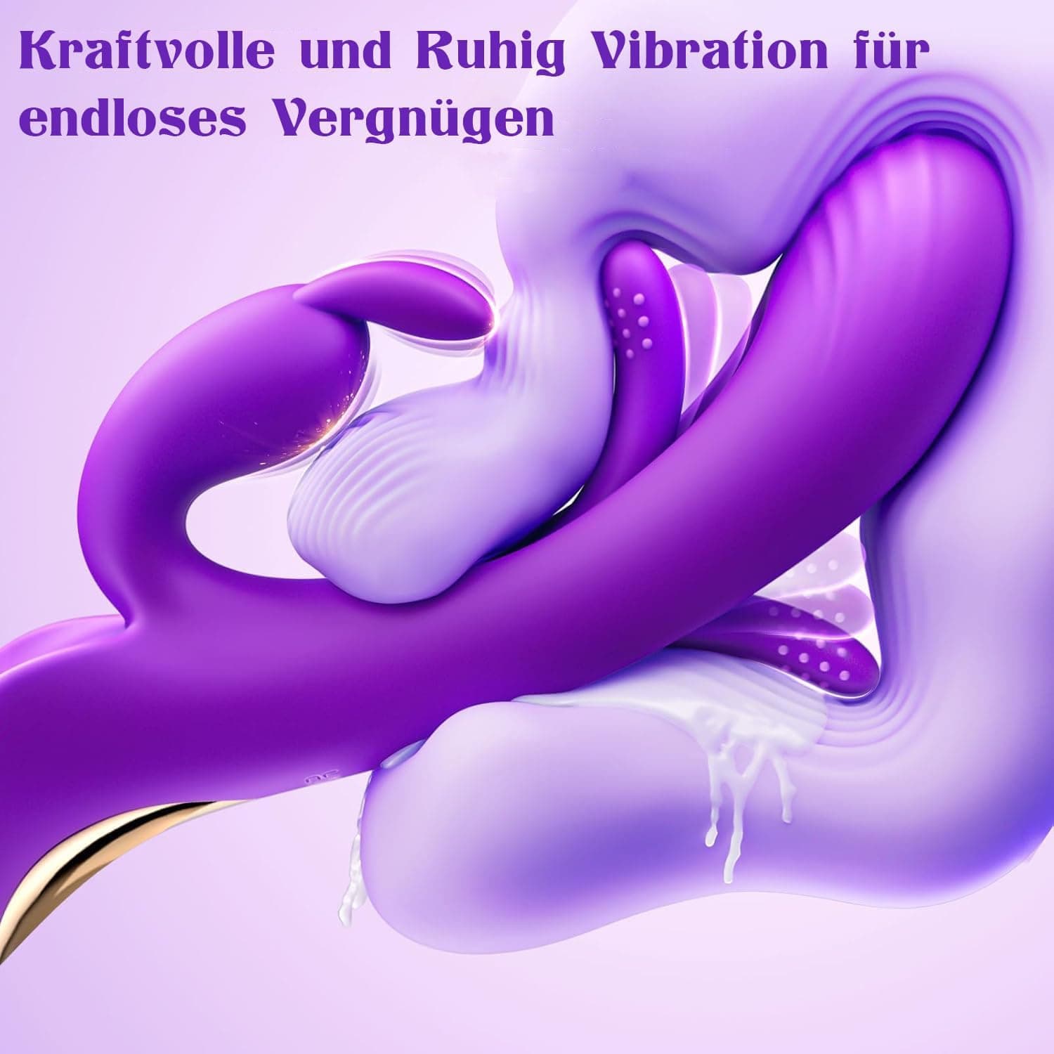 AI-Sync Vibratorensets für Frauen Dildo Vibrator, Sex Spielzeug für die Frau mit 5 Zungenlecken 5 Flatternmodi 5 Vibrationmodi, Vibration für Frauen Sex Toyset für Woman Vibratoren Klitoris Stimulator