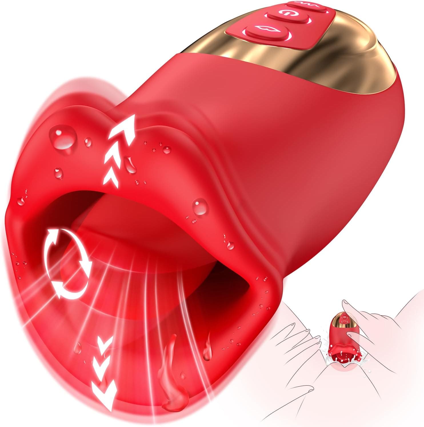 Vibrator für Frauen Sex Sexspielzeug,10 Saugstärken 10 Vibrationsmodi Vibratoren Sex Spielzeug für Frau, Sex Toy Lecken für Klitoris Brustwarze Stimulator für Sie, Sex Spielzeug für Paare Frau
