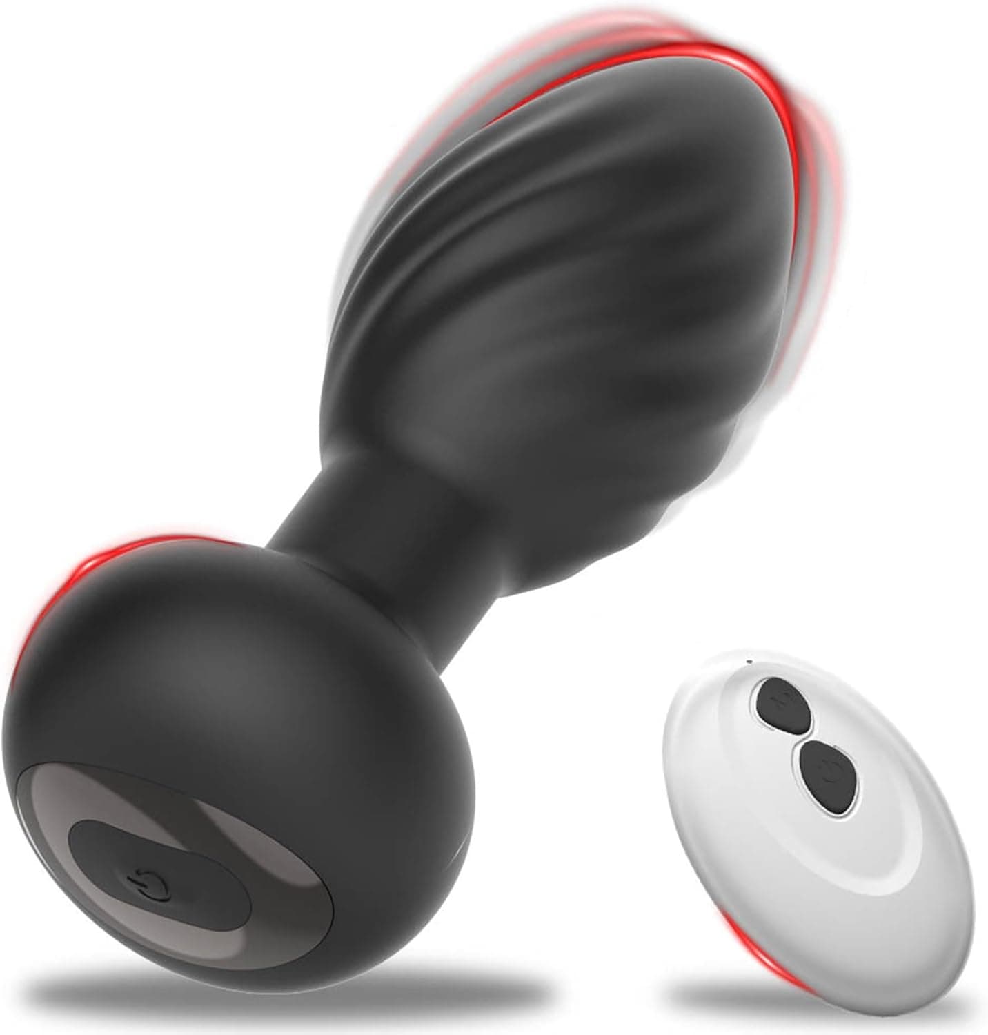 Jinqian Analplug Anal Vibrator Plug für Den Mann Sex Spielzeug für die Männer mit Fernbedienung und 10 Vibrationsmodi Buttplug Prostata Stimulatior Analvibratoren Massager Sex Toys