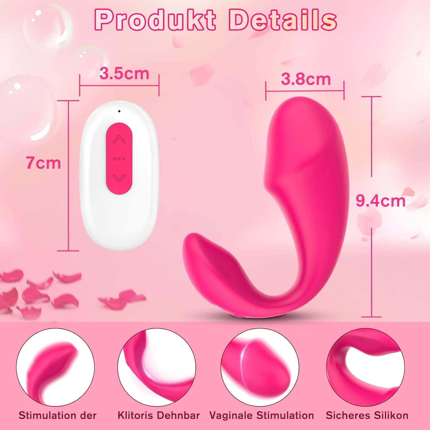 Vibrator Sex Spielzeug für die Frau Paare mit 10 Vibrationsmodi, Erotisches Sexspielzeug Vibration für Frauen mit APP, Sex Toys Vibratorstarb Klitoris Stimulator Dildo Vibratoren leise